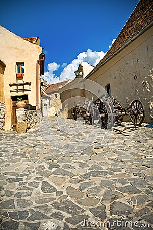 Ancient medieval street Stock Photo