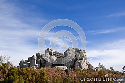 Ancient Megalith stones Stock Photo