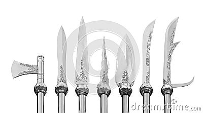 Ancient metal weapon Stock Photo