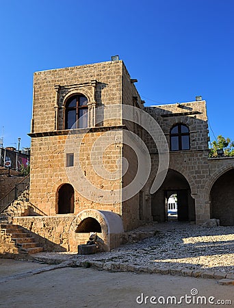Ancient monastery Ayia Napa Stock Photo