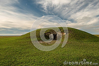 Monument at Hill of Tara Stock Photo