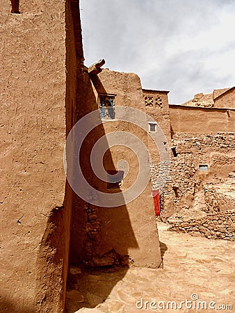 Ancient Moroccan village to abandonment Stock Photo