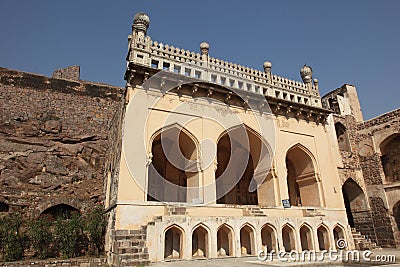 Ancient Mosque at Golconda Fort, Hyderabad