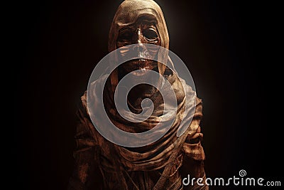 Ancient mummy. Generate Ai Stock Photo