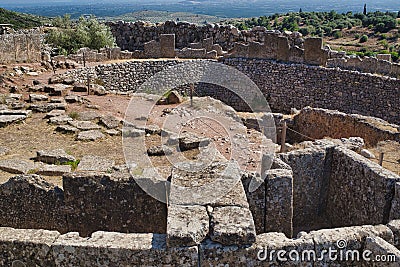 Ancient Ruins of Mycenae, Greece Stock Photo