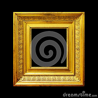 Ancient ornate painting frame Stock Photo