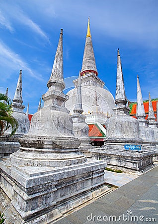 Ancient Pagoda, Nakhon Si Thammarat ,Thailand Stock Photo