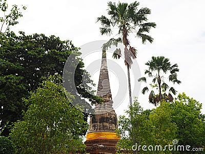 Ancient pagoda in Thailand. Stock Photo
