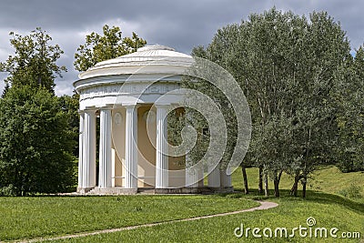 The ancient pavilion-rotunda 