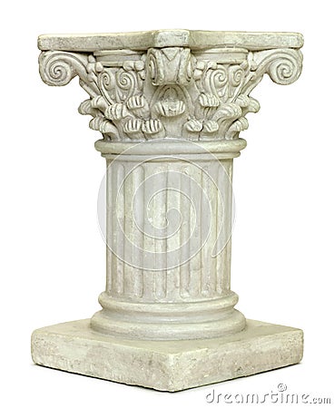 Ancient Pedestal Stock Photo