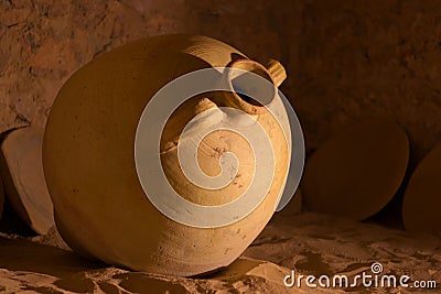 Ancient pot Stock Photo