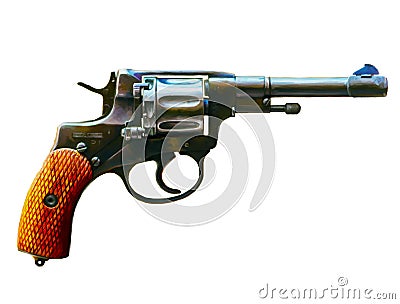 Ancient revolver Stock Photo