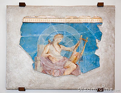 Ancient roman painting Editorial Stock Photo