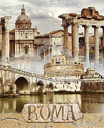 Ancient Rome Stock Photo