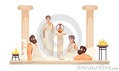 Ancient Rome Illustration Vector Illustration