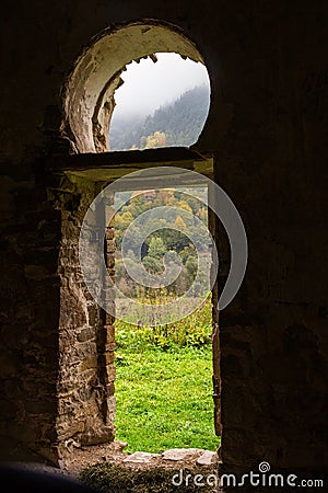 Ancient ruines view outside Stock Photo