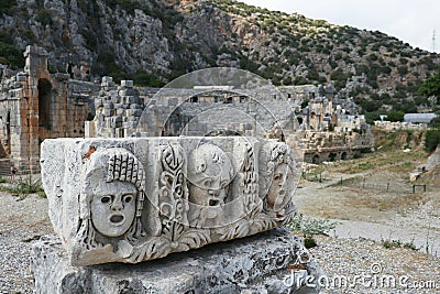 Ancient ruins of Mira, Turkey Stock Photo