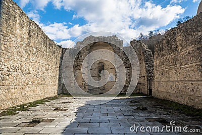 Ancient Ruins Of Saint Barbara Melnik, Bulgaria Stock Photo