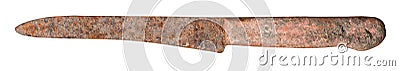 Ancient rusty knife Stock Photo