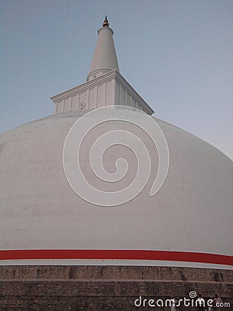 Ancient Ruwanwelisaya Stupa Editorial Stock Photo