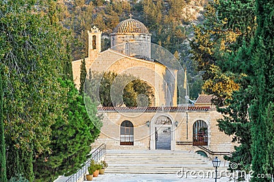 Saint Neophyte Monastery, Paphos, Cyprus Stock Photo