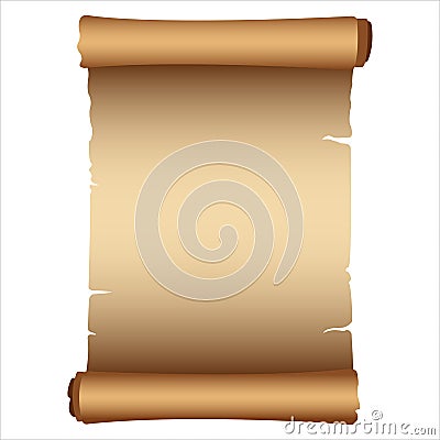 Ancient scroll Vector Illustration