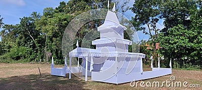 Ancient Sinhalese Cultural Cremation Grave in Sri Lanka Editorial Stock Photo