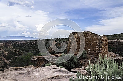 Ancient Southwest Stonework Stock Photo
