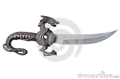 Ancient souvenir dagger Stock Photo