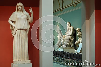 Ancient statues Editorial Stock Photo