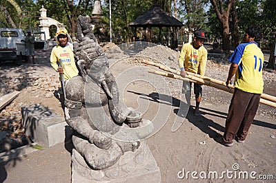 Ancient statues Editorial Stock Photo