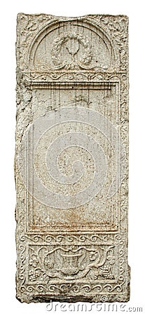 Ancient stela Stock Photo