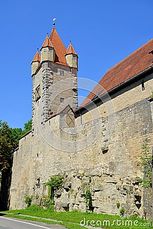 Stoberleinsturm, Rothenburg o.d. Tauber, Germany Stock Photo