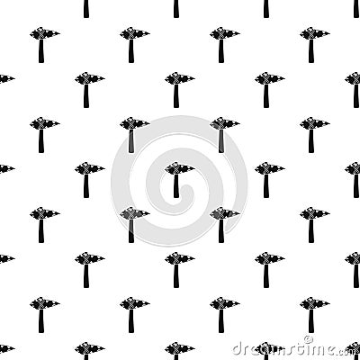 Ancient stone axe pattern, simple style Vector Illustration