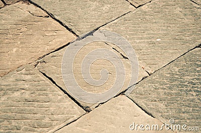 Ancient stone paving texture Stock Photo