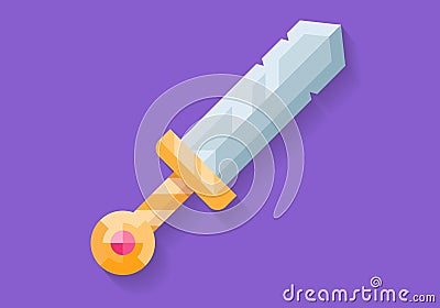 Sword copy Vector Illustration