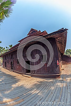 Bagaya Kyaung, Burma Stock Photo