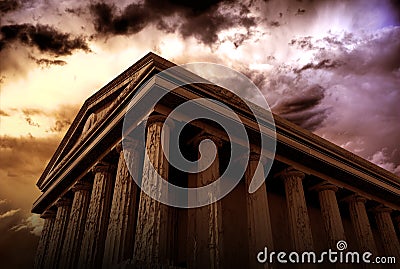 Ancient Temple Stock Photo