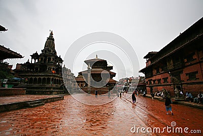 Ancient temple, Bhaktapur,nepal Editorial Stock Photo