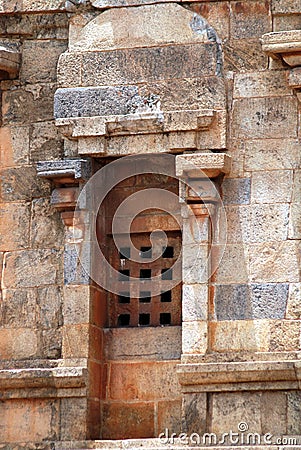 Ancient temple close view Stock Photo