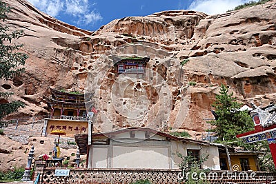 The Thousand Buddha Cave Stock Photo