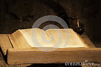 Ancient text Stock Photo