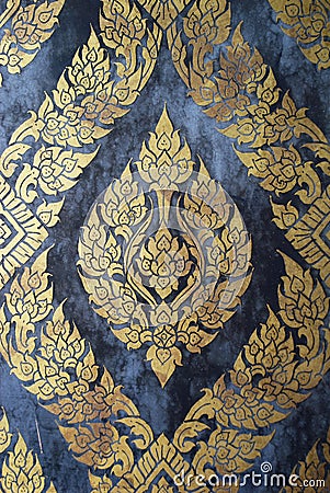 Ancient Thai pattern Stock Photo