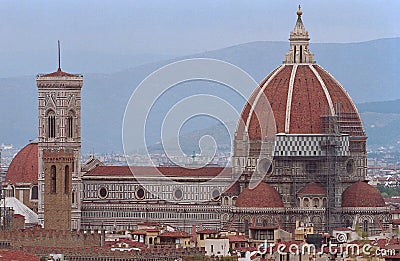 The ancient town Firenze in Italy Stock Photo