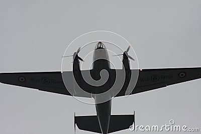 Ancient warplanes in sky Editorial Stock Photo