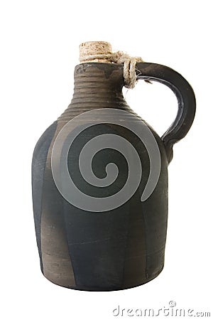 Ancient wine jug Stock Photo