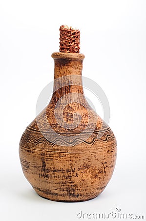 Ancient wine jug Stock Photo