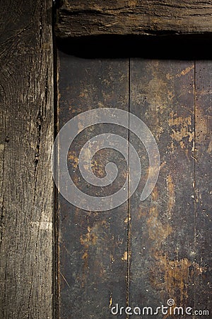 Ancient wooden door Stock Photo