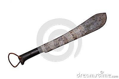 ancient world war II machete made in usa Stock Photo