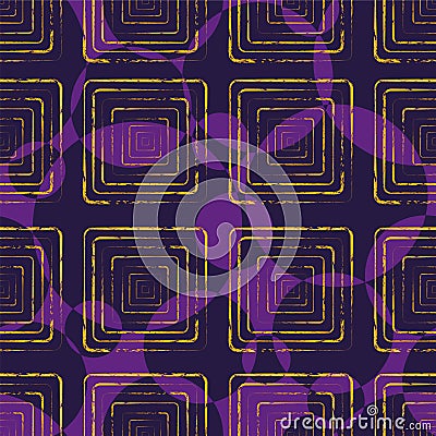 Ancient worn out square pattern seamles Stock Photo